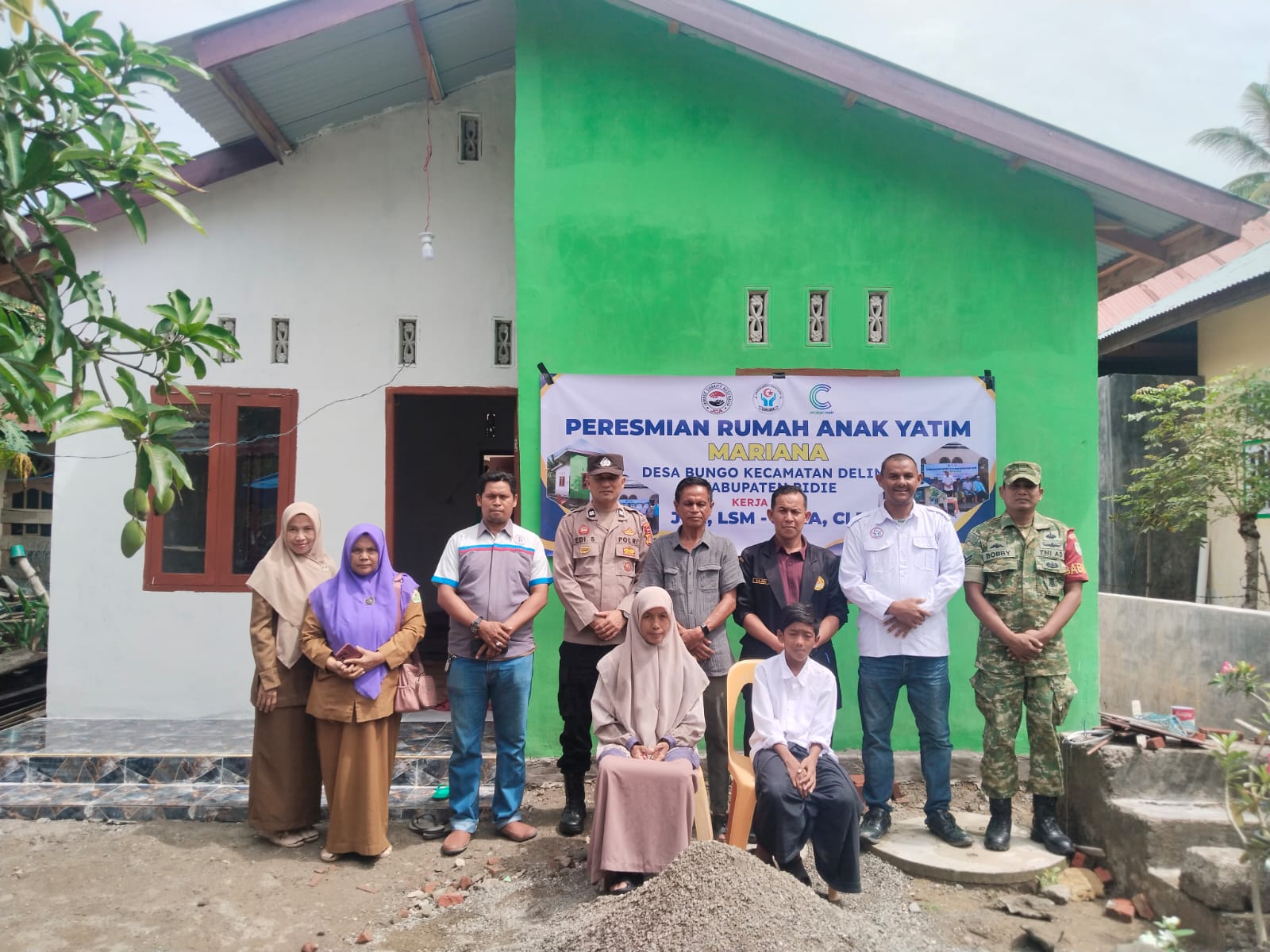 Rektor Universitas Jabal Ghafur Hadiri Peresmian Rumah Anak Yatim “Mariana” di Pidie